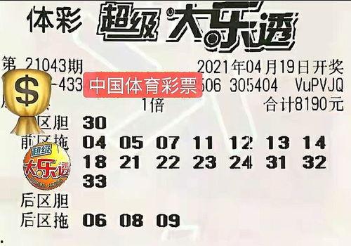 昨睌大乐透开奖,惊喜大奖花落谁家？