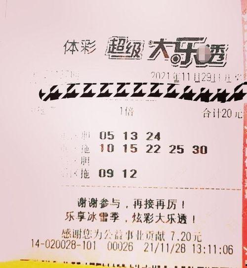 大乐透开奖网公告,惊喜连连，大奖花落谁家？