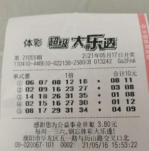 大乐透开奖结果承,幸运号码揭晓，大奖花落谁家？
