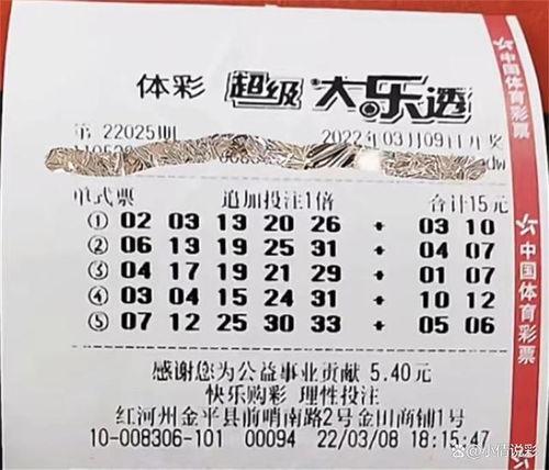 大乐透最小号开奖,惊喜连连，幸运花落谁家？
